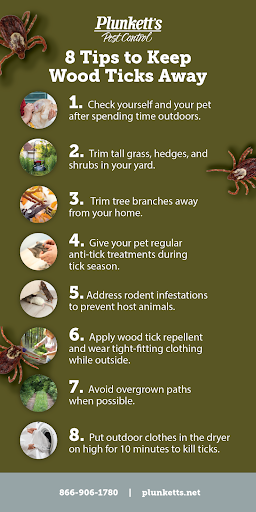 8 Tips To Keep Wood Ticks Away Infographic